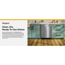 Whirlpool® 24-Inch Dishwasher with Total Coverage Wash Action and Auto Open Air Dry in Fingerprint Resistant Stainless Steel WDTS8024SZ