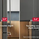 Kitchenaid® 24 cu. ft. 36-Inch Width Counter-Depth French Door Refrigerator with Interior Dispense KRFC236SPS