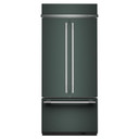 Kitchenaid® 20.8 Cu. Ft. 36" Built-In French Door Bottom Mount Refrigerator with Platinum Interior KBFN536SJP