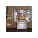 Kitchenaid® 31 cu. ft. French Door Refrigerator with Interior Water and Ice KRFF336SPS