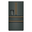 Kitchenaid® 29 cu. ft. French Door Refrigerator with Exterior Water and Ice and FreshChill™ Full-Width Refrigerated Drawer KRMF436SJP Kitchenaid® 29 cu. ft. French Door Refrigerator with Exterior Water and Ice and FreshChill™ Full-Width Refrigerated Drawer KRMF436SJP