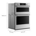 Kitchenaid® Smart Combo Wall Oven with Assisted Cooking Modes KOEC730SPS