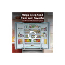 Kitchenaid® 22 Cu. Ft. 36-Inch Counter-Depth French Door Refrigerator with Internal Water Dispenser KRFC136TPS