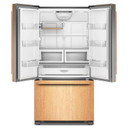 Kitchenaid® 22 Cu. Ft. 36-Inch Panel-Ready Counter-Depth French Door Refrigerator with Internal Water Dispenser KRFC136TPA