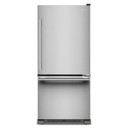 Kitchenaid® 19 Cu. Ft. 30-Inch Standard-Depth Bottom Mount Refrigerator with Right Door Swing KRBR130SPS