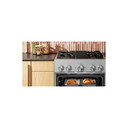 KitchenAid® 30-Inch 4 Burner Commercial-Style Dual Fuel Range with No Preheat Air Fry Mode KFDS930SSS