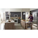 Kitchenaid® 30-Inch 4-Element Induction Convection Front Control Range with Baking Drawer KSIB900ESS