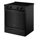Whirlpool® 30-inch Electric Smart Range with No Preheat Mode and Steam Clean YWSES3330TB