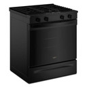 Whirlpool® 30-inch Gas Smart Range with No Preheat Mode and Steam Clean WSGS3330TB