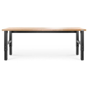 Gladiator® 8' (243.8 cm) Wide Adjustable Height Hardwood Workbench GAWB08HWEG