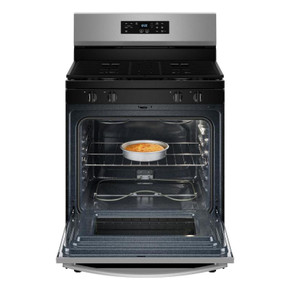 Whirlpool® 30-inch Self Clean Gas Range with No Preheat Mode WFGS3530RS