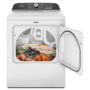 7.0 Cu. Ft. Whirlpool® Top Load Electric Dryer with Moisture Sensor YWED6150PW