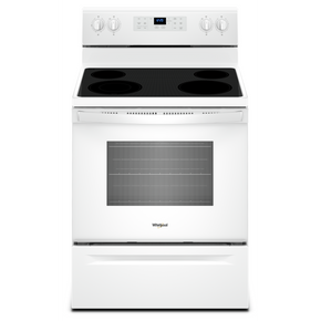 Whirlpool® 5.3 cu. ft. guided Electric Freestanding Range with True Convection Cooking YWFE521S0HW