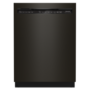 Kitchenaid® 39 dBA Dishwasher in PrintShield™ Finish with Third Level Utensil Rack KDFE204KBS