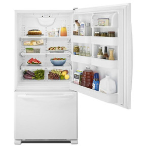 Amana® 22 cu. ft. Bottom-Freezer Refrigerator with Large Capacity ABB2224BRW
