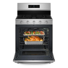 Whirlpool® 30-inch Gas Range with Air Cooking Technology, No Preheat Air Fry and Air Baking and Self Clean WFGS5030RZ