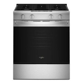 Whirlpool® 30-inch Gas Smart Range with Air Cooking Technology and Steam Clean WSGS4530TZ