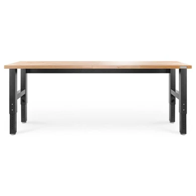 Gladiator® 8' (243.8 cm) Wide Adjustable Height Hardwood Workbench GAWB08HWEG