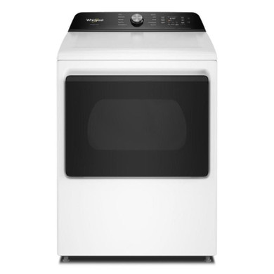 Whirlpool® 7.5 cu. ft. Smart Electric Top Load Dryer with Steam Iron and AI Dry YWED8509TW