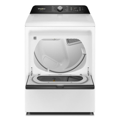 Whirlpool® 7.5 cu. ft. Smart Electric Top Load Dryer with Steam Iron and AI Dry YWED8509TW