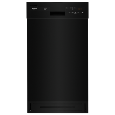 Whirlpool® Small-Space Compact Dishwasher with Stainless Steel Tub WDPS5118PB