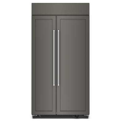 Kitchenaid® 25.5 Cu Ft. 42" Built-In Side-by-Side Refrigerator with Panel-Ready Doors KBSN702MPA