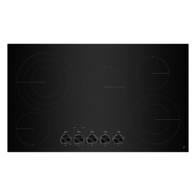 Jennair® 36" Oblivion Glass Radiant Cooktop with Halo-Effect Knobs JEC3536HB