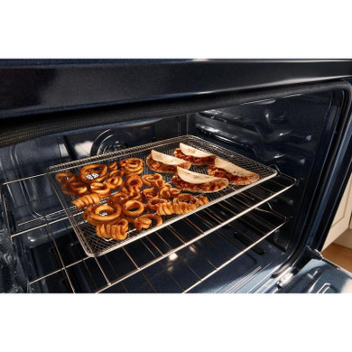 Whirlpool® 30-inch Smart Slide in Electric Range with True Convection, No Preheat Air Fry, WipeClean™ Coating, Steam/Self Clean and High Speed Preheat YWSES7530RV