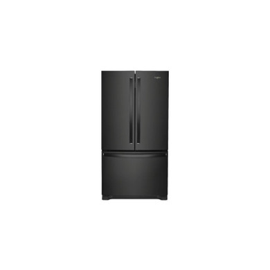 Whirlpool® 36-Inch Wide Counter-Depth French Door Bottom Mount Refrigerator - 20 cu. ft. WRFC2036RB