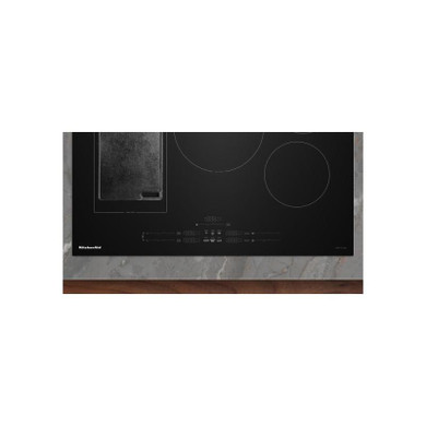 Kitchenaid® 30" Temp Cook™ Induction Cooktop with 5 Cooking Zones KCIT730SBL