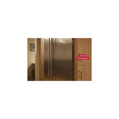 Kitchenaid® 29.4 Cu. Ft. 48" Built-In Side-by-Side Refrigerator features Exterior Water and Ice Dispenser with Measured Fill KBSD748SPS