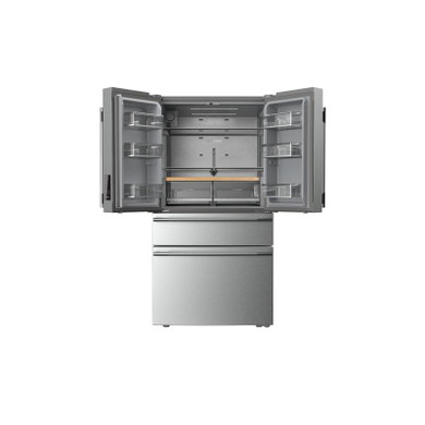 Kitchenaid® 30 cu. ft. French Door Refrigerator with Interior Water and Ice and FreshChill™ Full-Width Refrigerated Drawer KRMF336SPS