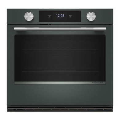 Kitchenaid® 30-inch Smart Electric Single Wall Oven with Assisted Cooking Modes - Juniper KOES730SJP