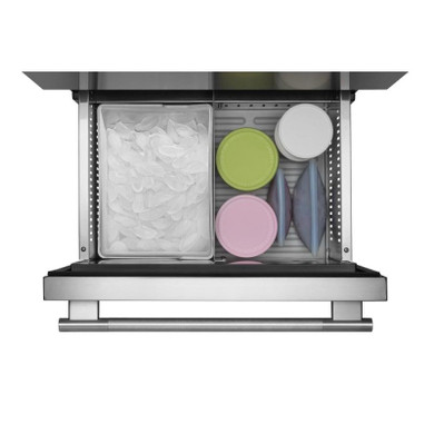 Kitchenaid® 24" Stainless Steel Undercounter Double-Drawer Refrigerator/Freezer KUCT524SSB