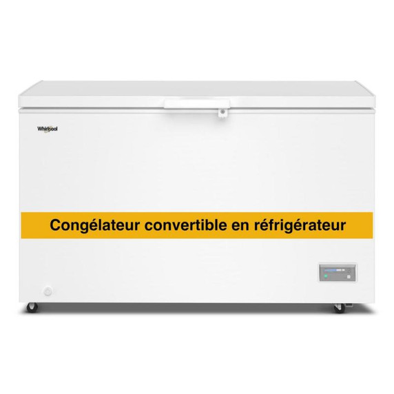 Whirlpool® 16 Cu. Ft. Convertible Chest Freezer with 3 Storage Baskets WZCC5516TW