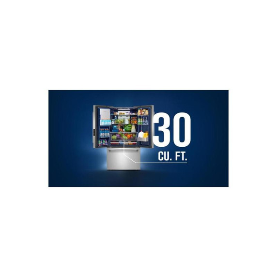 Maytag® 30 Cu. Ft. XL Capacity French Door Bottom Mount Refrigerator with In-Door-Ice® Dispensing System MRFF5336TZ
