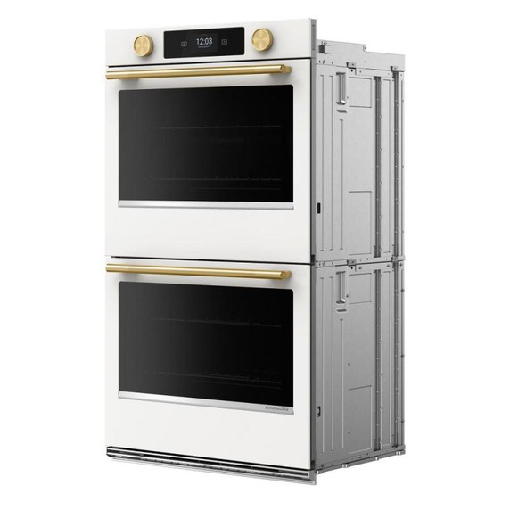 Kitchenaid® 30-inch Smart Electric Double Wall Oven with Assisted Cooking Modes KOED730SPL