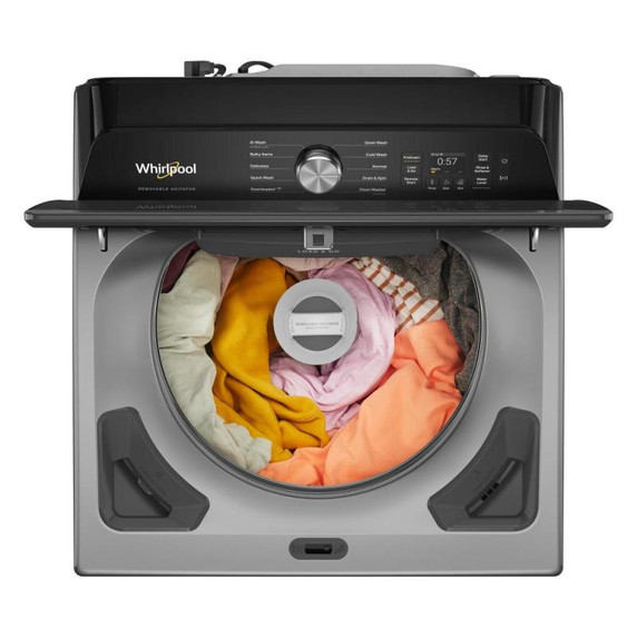 Whirlpool® 6.0 - 6.1 cu. ft. IEC Smart Top Load Washer with the Removable Agitator WTW8507TR