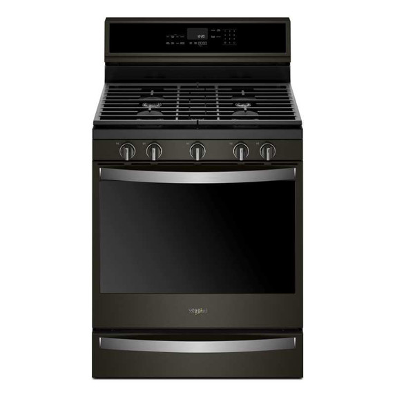 Whirlpool® 5.8 Cu. Ft. Smart Freestanding Gas Range with EZ-2-Lift™ Grates WFG975H0HV