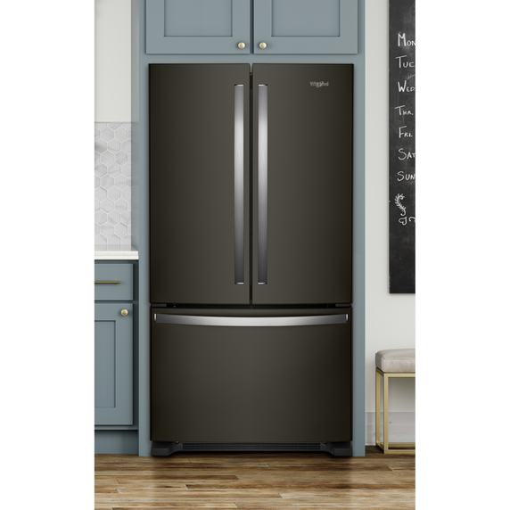 Whirlpool® 36-inch Wide Counter Depth French Door Refrigerator - 20 cu. ft. WRF540CWHV