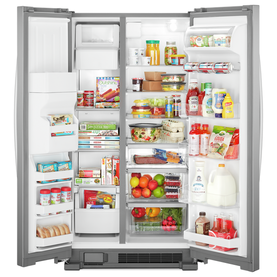 Whirlpool® 36-inch Wide Side-by-Side Refrigerator - 25 cu. ft. WRS325SDHZ