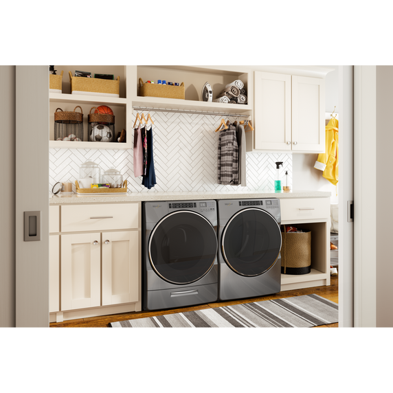 Whirlpool® 7.4 cu.ft Front Load Electric Dryer with Intiutitive Touch Controls, Steam Refresh Cycle YWED8620HC