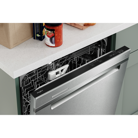 Whirlpool® Pocket Handle Dishwasher with 3rd Rack & Large Capacity WDPA70SAMZ