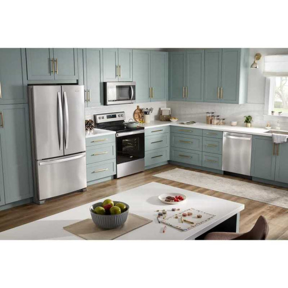 Whirlpool® 24” Stainless Steel Dishwasher with AI Intelligent Wash and Tall Top Rack WDT740SALZ