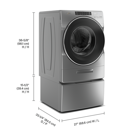 Whirlpool® 5.8 cu. ft. Front Load Washer with Load & Go™ XL Dispenser WFW8620HC