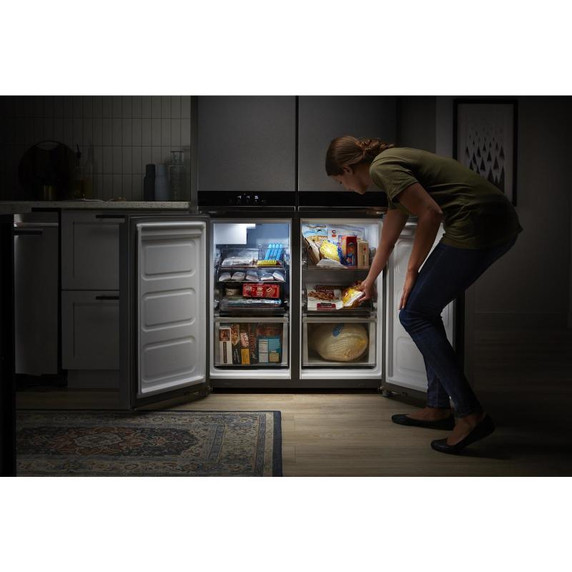 Whirlpool® 36-inch Wide Counter Depth 4 Door Refrigerator - 19.4 cu. ft. WRQA59CNKZ