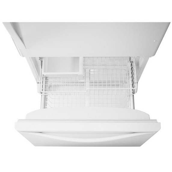 Whirlpool® 22 cu. ft. Bottom-Freezer Refrigerator with Freezer Drawer WRB322DMBW Whirlpool® 22 cu. ft. Bottom-Freezer Refrigerator with Freezer Drawer WRB322DMBW
