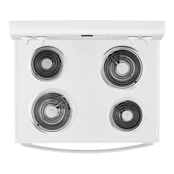 4.8 cu. ft. Whirlpool® electric range with Keep Warm setting YWFC150M0JW