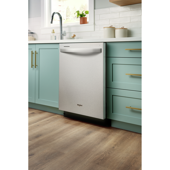 Whirlpool® Fingerprint Resistant Quiet Dishwasher with Boost Cycle WDT540HAMZ