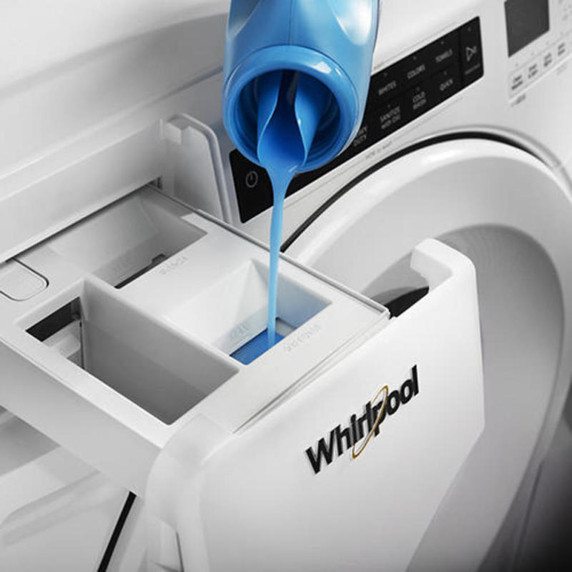Whirlpool® 5.0 cu.ft I.E.C. Closet-Depth Front Load Washer with Intuitive Controls WFW560CHW